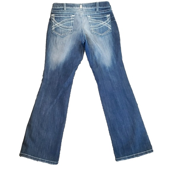 Ariat Real Denim Womens 33L RN105037 Blue Jeans Boot Cut 34" Inseam - Picture 2 of 6
